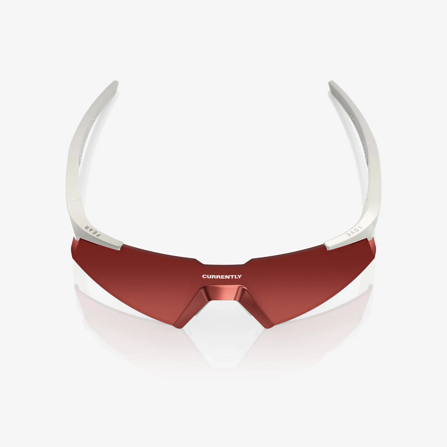 100% A2 aurinkolasit Marshmallow Brown/Red kevyet