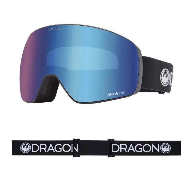 Dragon Alliance SLAIN MAG TOR laskettelulasit Black 2 linssiä