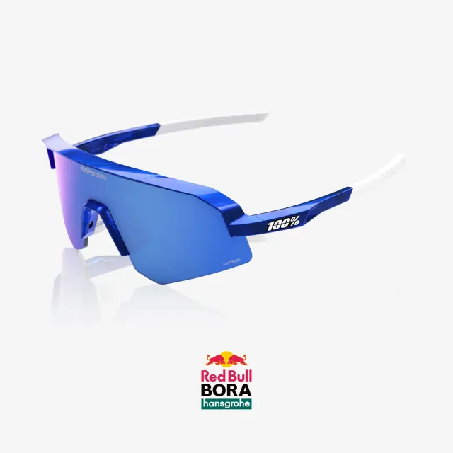100% Slendale SL aurinkolasit Gloss Blue Holographic sininen peili