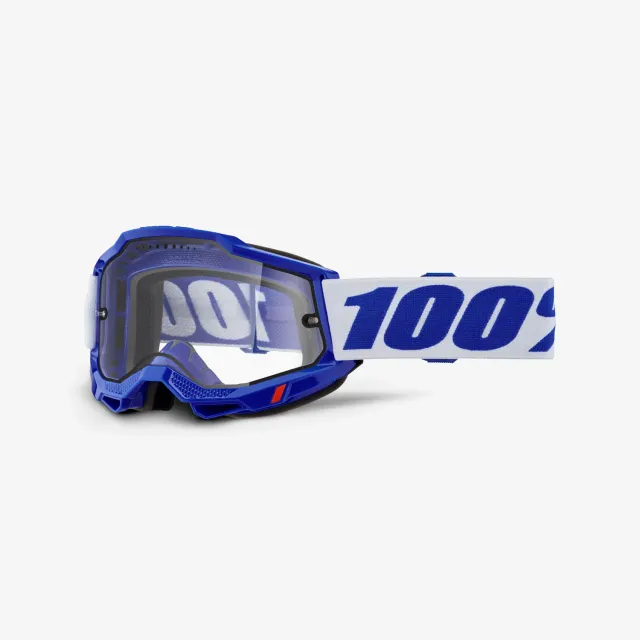 100% Accuri 2 Enduro MTB ajolasit sininen kirkas linssi
