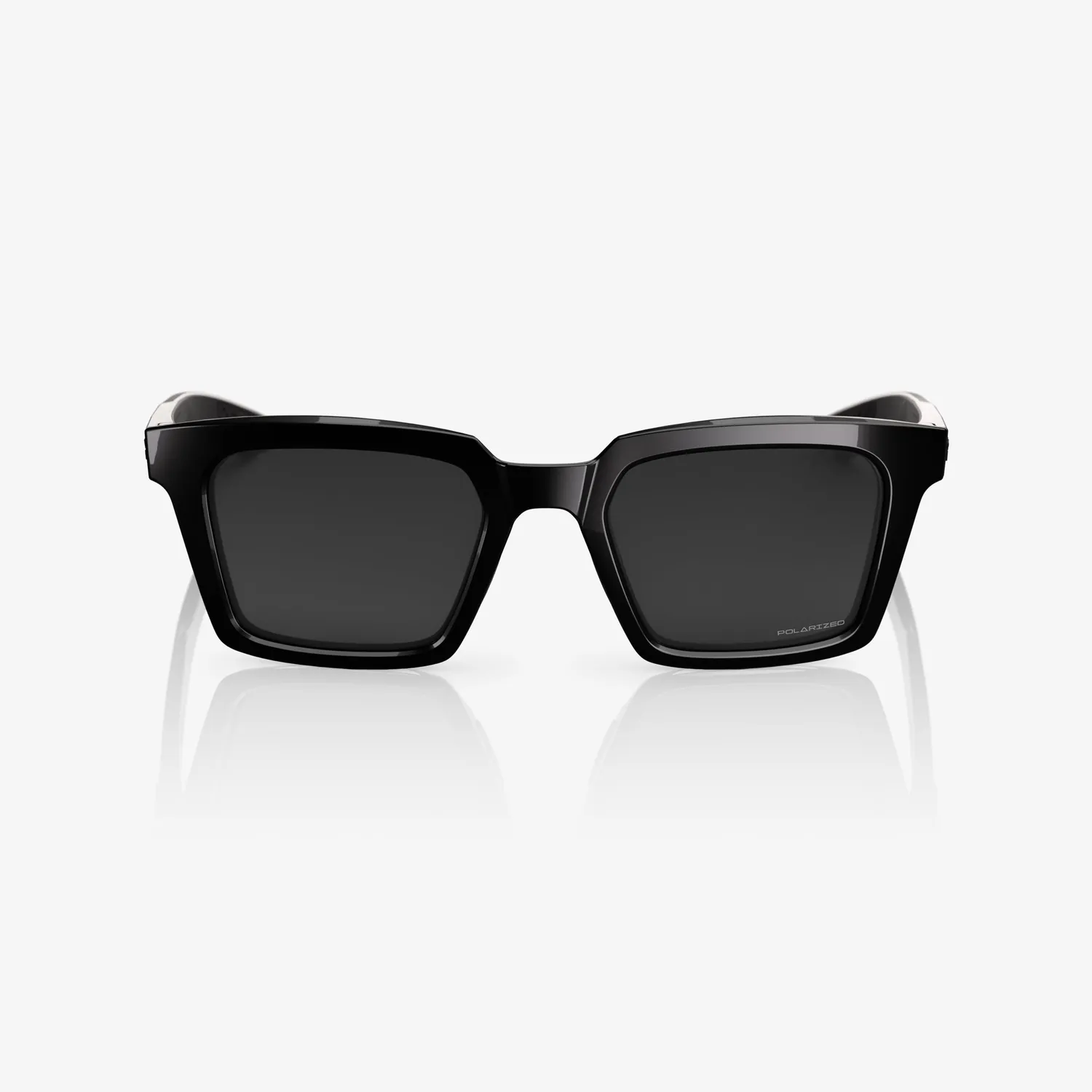 100% Erba aurinkolasit Polished Black Grey Polarized